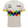 Bekleidung Herren Santini UCI Gravel Weltmeisterschaft T-Shirt Flandern 2024