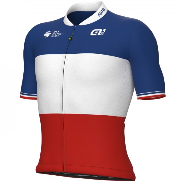 Bekleidung Herren Ale Groupama FDJ 2024 trikot-Franzosischer meister