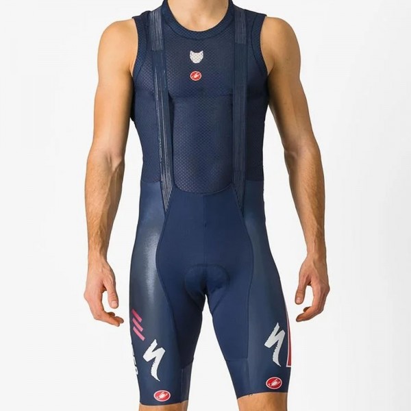 Bekleidung Herren Castelli Soudal Quick-Step 2024 Free Aero RC PRO kurz tragerhose