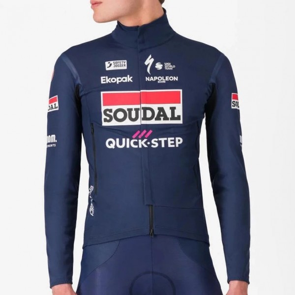 Bekleidung Herren Castelli Soudal Quick-Step 2025 Perfetto RoS 2 jacke