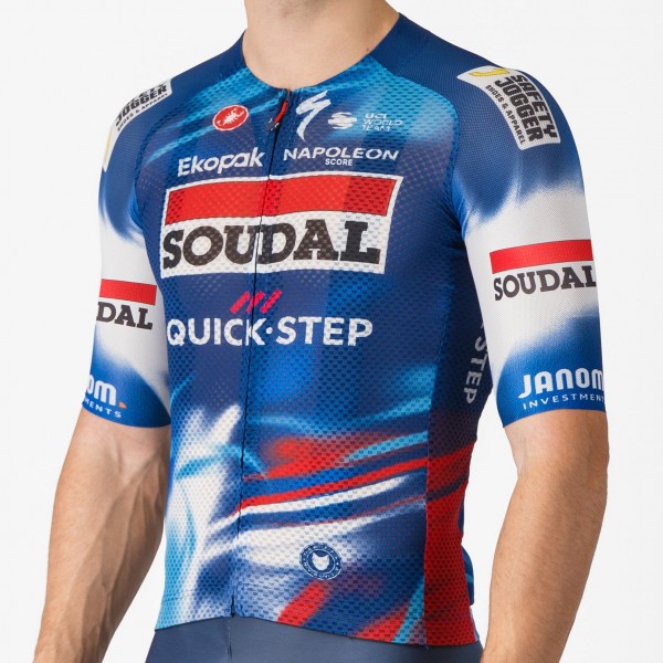 Bekleidung Herren Castelli Soudal Quick-Step 2025 Climber's A/C trikot
