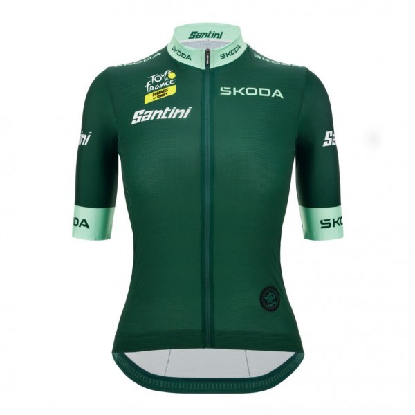 Bekleidung Damen Grüne frau trikot Tour de France 2025 Fan Line