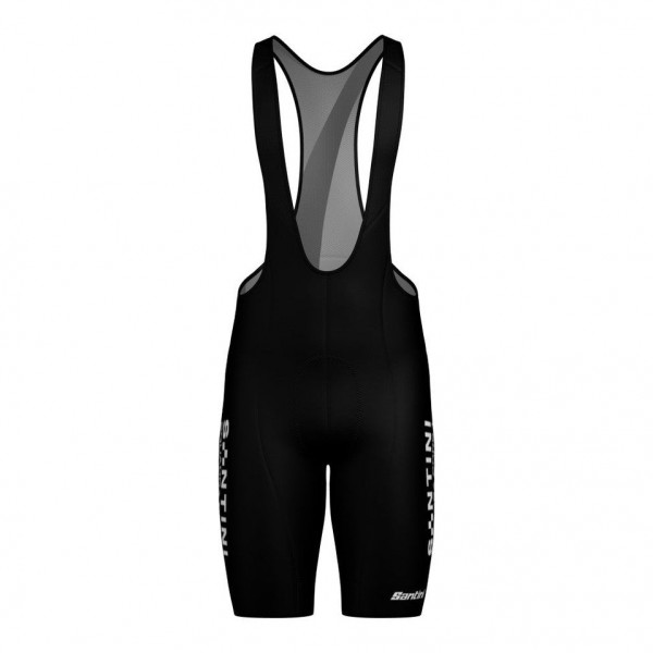 Bekleidung Herren Santini Squadra Corse 2025 tragerhose-Schwarz