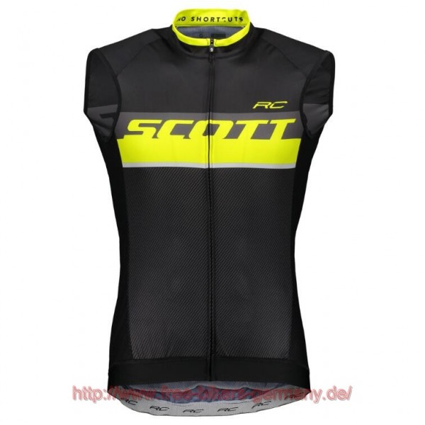 2018 Scott RC PRO sulphur gelb ärmelloses Trikot