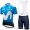 2018 Movistar Fahrradbekleidung Satz Fahrradtrikot Kurzarm Trikot und Kurz Tr