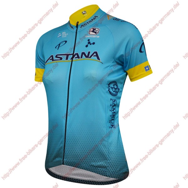 Radsport Astana 2018 Damen Trikot