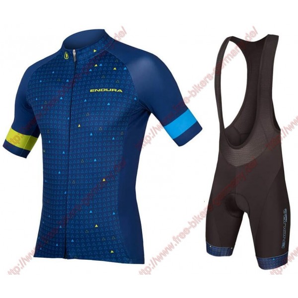 Radsport ENDURA Graphics Triangulate Radbekleidung Satz Trikot Kurzarm+Trägerh