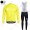 Profiteam 2018 Cube gelb winter thermal fleece Fahrradbekleidung Trikot Langarm+Lang Tr