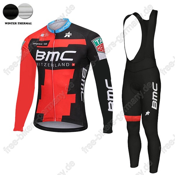 Profiteam 2018 BMC Pro winter Fahrradbekleidung Trikot Langarm+Lang Tr
