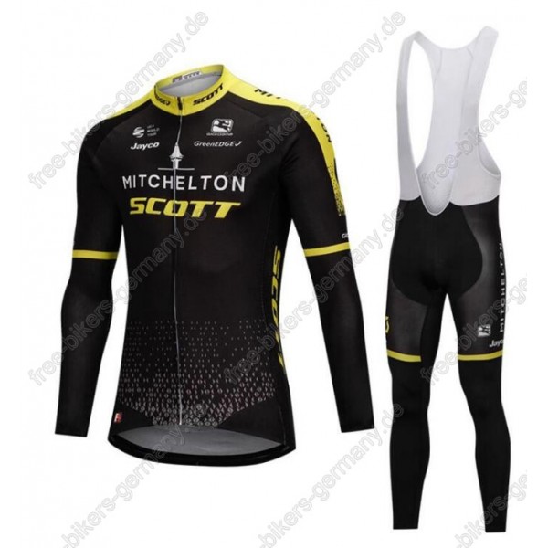 Mitchelton-Scott Pro Profiteam 2018 Fahrradbekleidung Trikot Langarm+Lang Tr