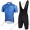 Profiteam 2018 Dubai Tour blau Radbekleidung Satz Trikot Kurzarm+Trägerh