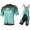Profiteam 2018 Bianchi Milano Conca Blau Radbekleidung Satz Trikot Kurzarm+Trägerhosen Sets