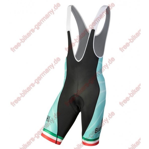 Profiteam 2018 Bianchi Milano Tiera Blau schwarz Trägerhosen Set