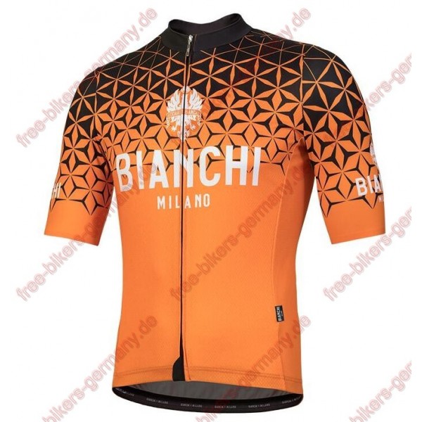 Profiteam 2018 Bianchi Milano Conca orange Trikot Kurzarm