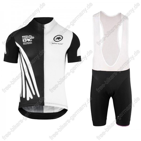 Assos SS.Capeepicx Radbekleidung Satz Trikot Kurzarm+Trägerhosen Set schwarz W
