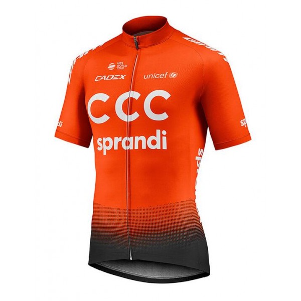 Fahrradbekleidung Radsport 2020 Giant Team CCC Trikot Kurzarm Outl
