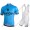 Profiteams BIANCHI MILANO New Pride blue Radbekleidung Satz Trikot Kurzarm+Trägerhosen Se