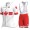 Profiteams 2019 Groupama FDJ Canadian Champion Radbekleidung Satz Trikot Kurzarm+Trägerhosen Se