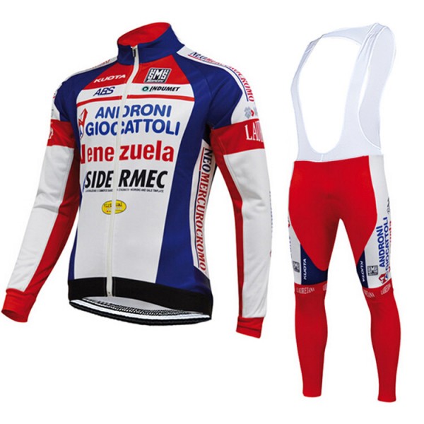 2015 ANDRONI GIOCATTOLI Fahrradbekleidung Radtrikot Satz Langarm und Lange Trägerhose