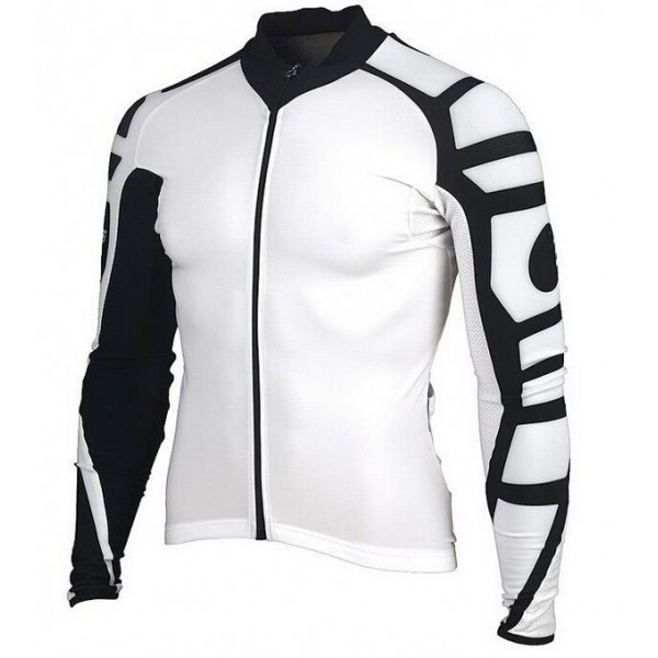 2015 ASSOS Weiß Fahrradtrikot Langarm