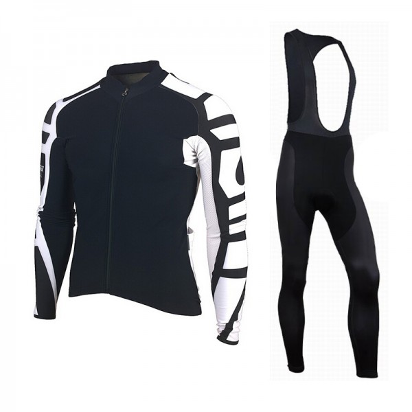 2015 Assos Fahrradbekleidung Radtrikot Satz Langarm und Lange Trägerhose