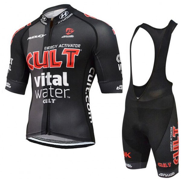 2015 CULT Fahrradbekleidung Satz Fahrradtrikot Kurzarm Trikot und Kurz Trägerhose