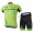 2015 Garmin Cannondale Radbekleidung Radtrikot Kurzarm und Fahrradhosen Kurz Grün