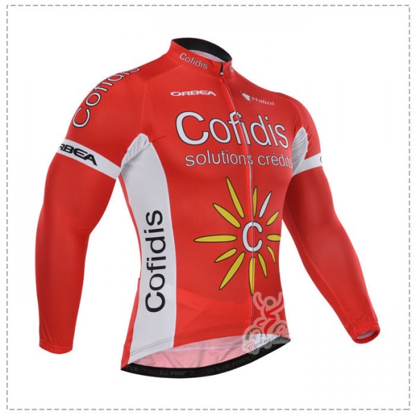 2015 Cofidis Fahrradtrikot Langarm