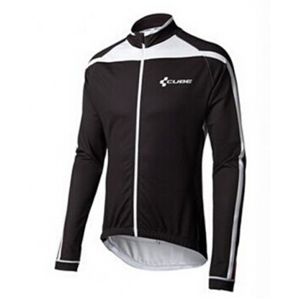 2015 Cube schwarz Weiß Fahrradtrikot Langarm