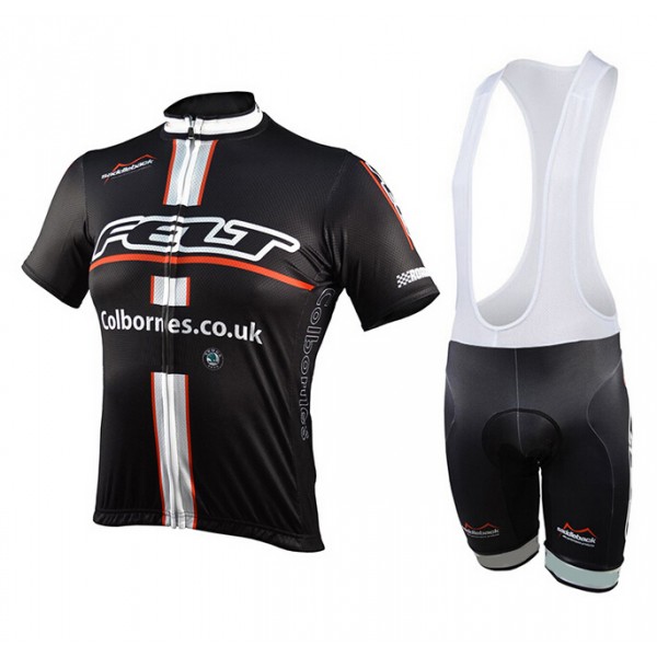 2015 Felt Fahrradbekleidung Satz Fahrradtrikot Kurzarm Trikot und Kurz Trägerhose
