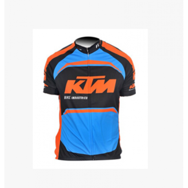 KTM 2015 Proteam Blau Schwarz Radtrikot Kurzarm