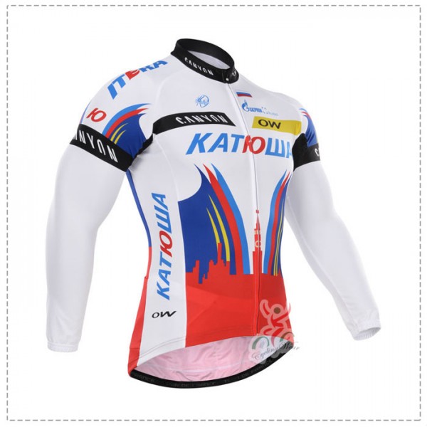 2015 Katusha Fahrradtrikot Langarm