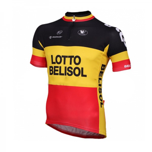 2015 Lotto Belisol Radtrikot Kurzarm