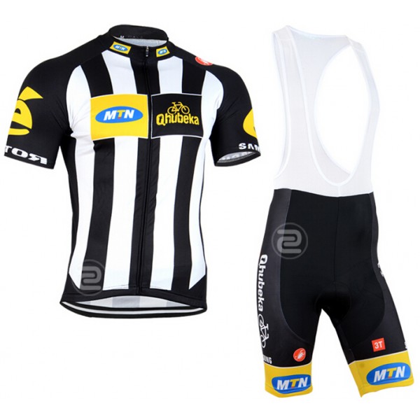 2015 MTN Fahrradbekleidung Satz Fahrradtrikot Kurzarm Trikot und Kurz Trägerhose