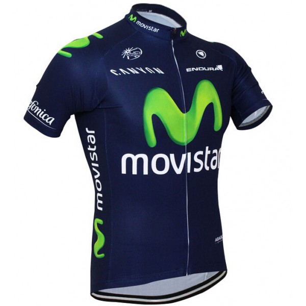 2015 Movistar Radtrikot Kurzarm