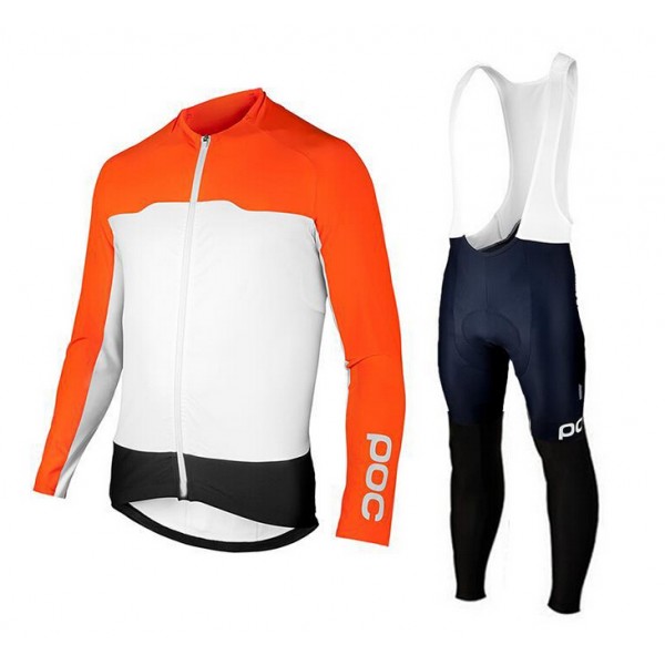 POC 2015 Fahrradbekleidung Radtrikot Satz Langarm und Lange Trägerhose P004