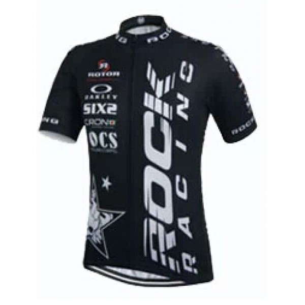 2015 Rock Racing Schwarz Radtrikot Kurzarm