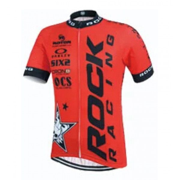 2015 Rock Racing Rot Radtrikot Kurzarm