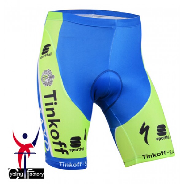 2015 Saxo Bank Tinkoff Kurz Radhose Fluorescence