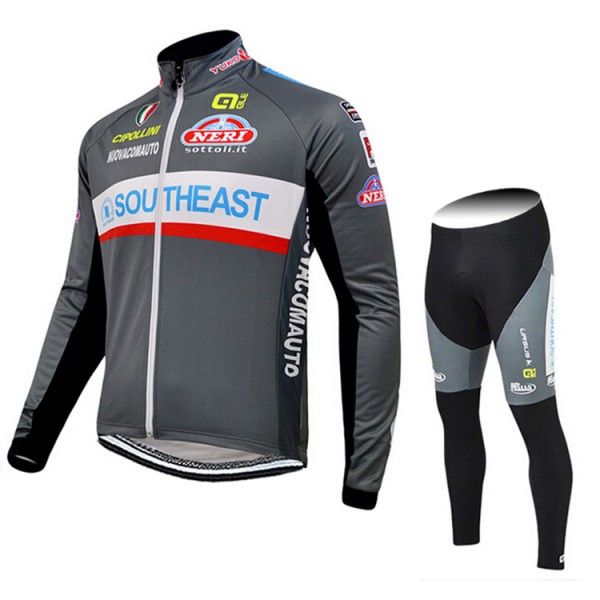 2015 Southeast Fahrradbekleidung Radtrikot Satz Langarm und Lange Fahrradhose
