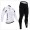 2015 Tour de France Blanc Fahrradbekleidung Radtrikot Satz Langarm und Lange Fahrradhose
