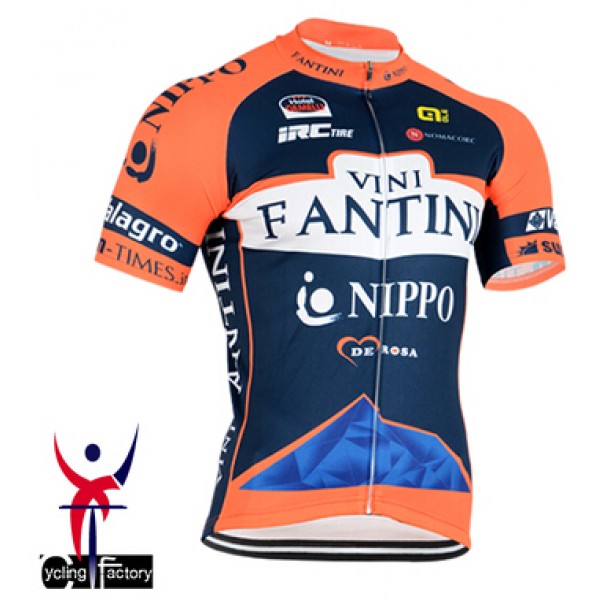 2015 Vini Fantini NIPPO Radtrikot Kurzarm