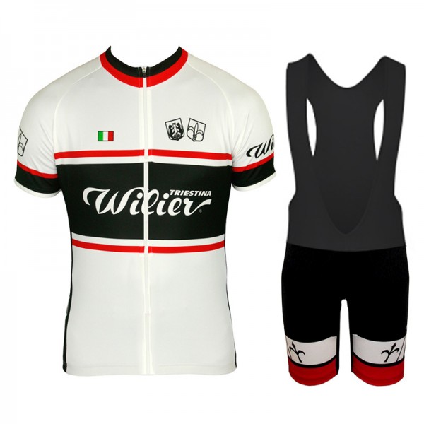 WILIER 2015 Fahrradbekleidung Satz Fahrradtrikot Kurzarm Trikot und Kurz Trägerhose