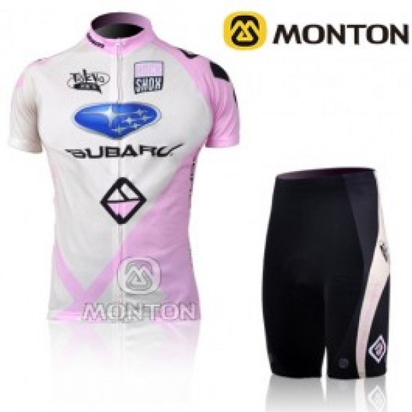 2011 Subaru Damen Radbekleidung Radtrikot Kurzarm und Fahrradhosen Kurz