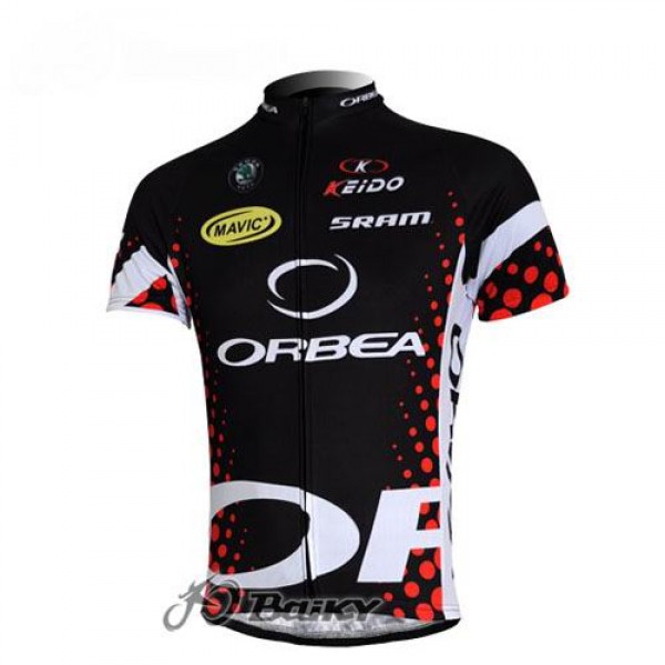 Orbea Pro Team Radtrikot Kurzarm Schwarz Blau