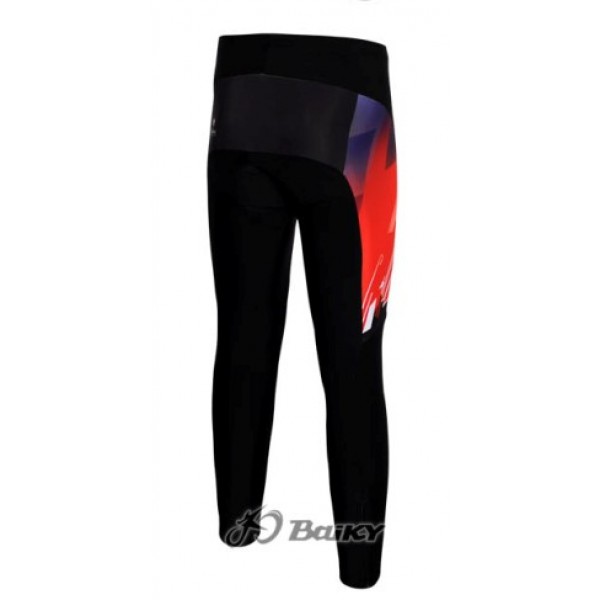 Nalini Pro Team Lang Radhose Rot Schwarz
