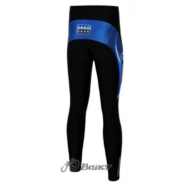 Saxo Bank Sungard Pro Team Lang Radhose Blau Schwarz