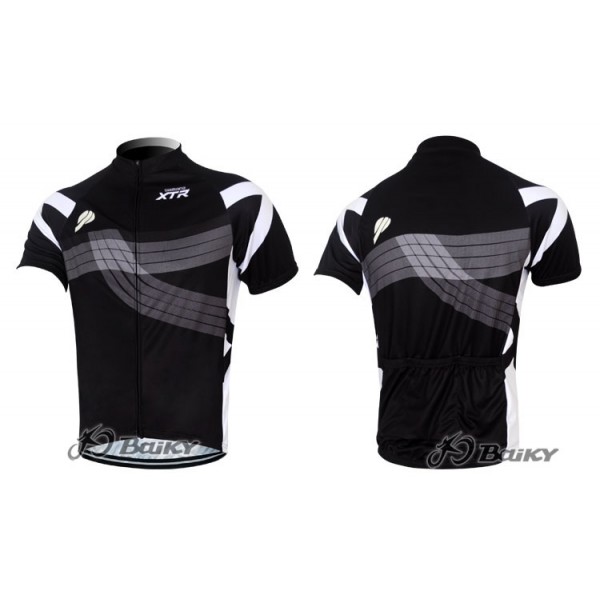 2012 Shimano XTR Radtrikot Kurzarm Schwarz