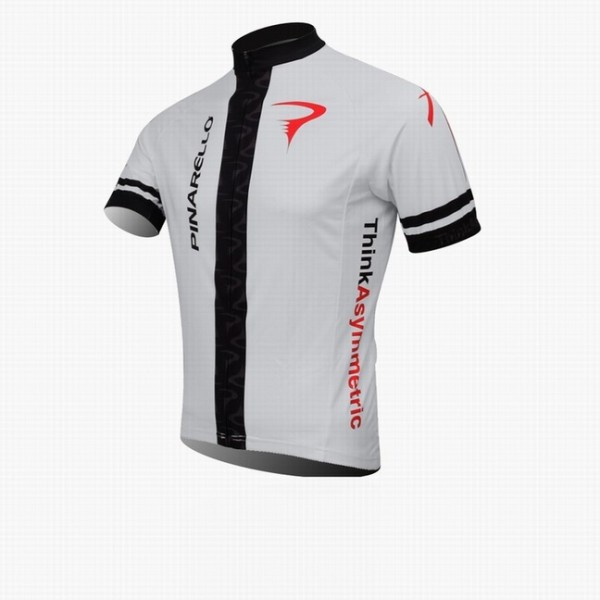 2014 Pinarello Radtrikot Kurzarm Weiß