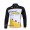 Specialized Livestrong Fahrradtrikot Langarm Weiß Schwarz Gelb